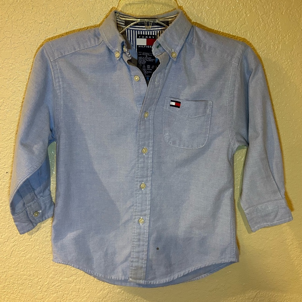 Tommy Hilfiger Light Blue Long Sleeve Button Down